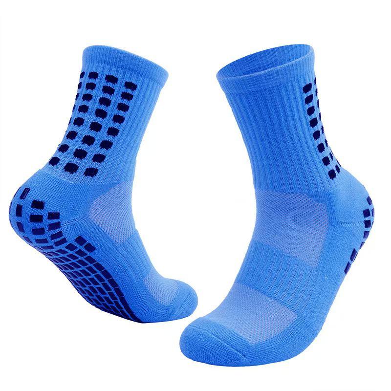 Non-slip Unisex Long Tube Rubber Sole Sports Socks for Adults