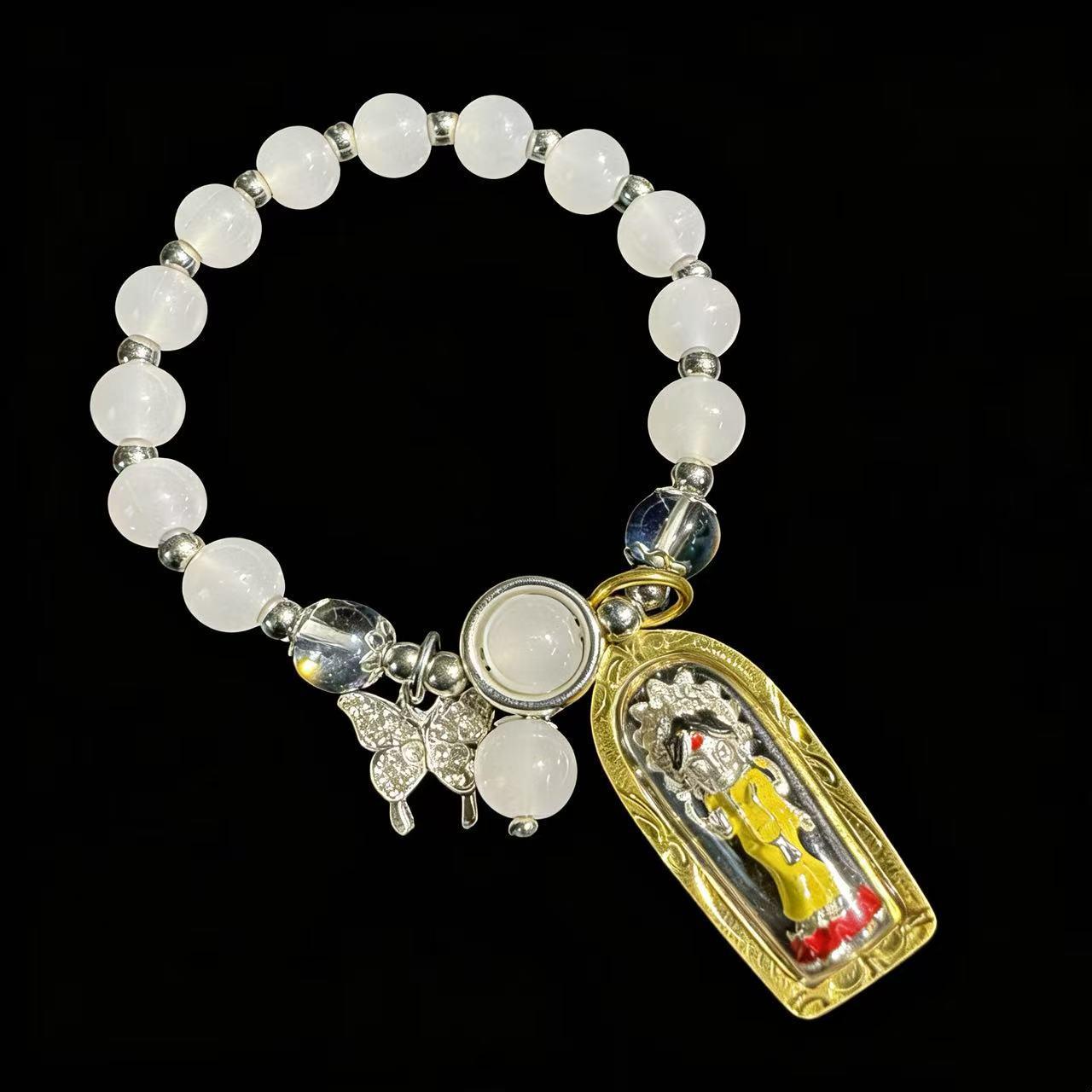 Authentic Thai Achan Bia Mini Queen Bracelet жёлтый