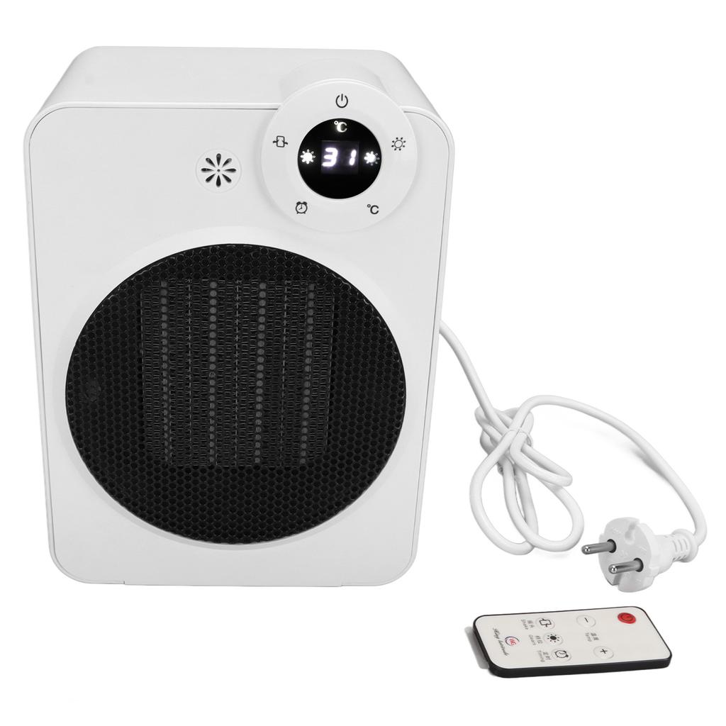 Dog House Heater Fast Heating 3 Gears Low Noise Wide Angle Mini Space Heater with Remote Control