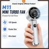 Xiaomi 2026 USB Rechargeable Handheld Turbo Fan Mini Portable Air Cooler LED Display Quiet High Speed Adjustable