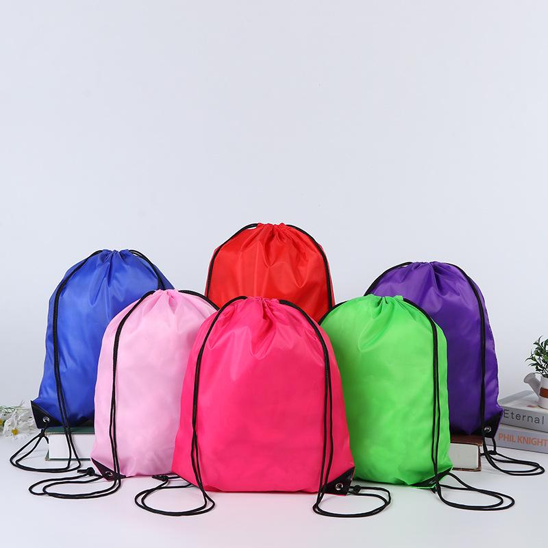 Polyester Drawstring Bag for Marathon Events & Outdoor Sports