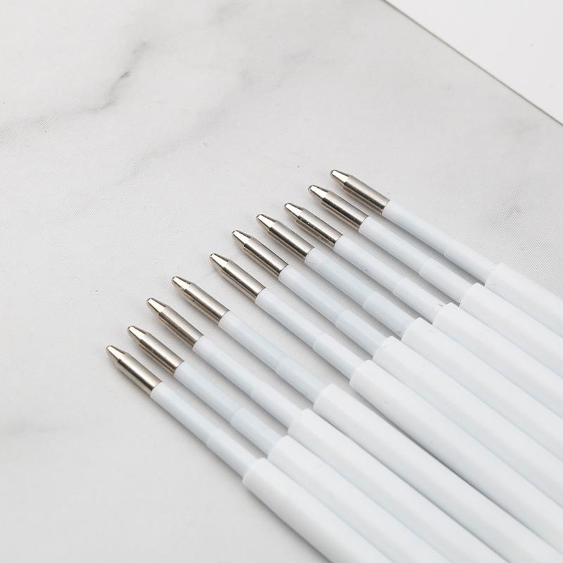 10-20pcs 0.7MM Ballpoint Pen Plastic G2 Refills Blue/Black Ink for Pens Writting Parts Office Stationery