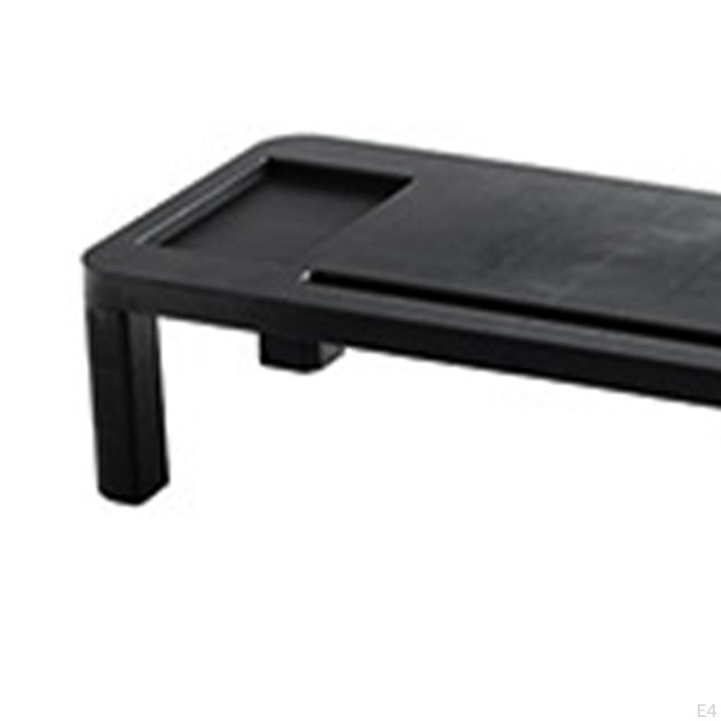Computer Monitor Stand Riser with Phone and Pen Slot 3 Height Adjustable Ergonomic Save Space