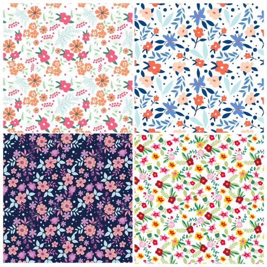 12Buc Material Hârtie Vintage Jurnal Hârtie Elegant Flore Model Scrapbooking Hârtie DIY Artizanat
