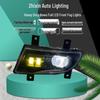 Sinotruk Howo 380 Front Fog Light Assembly (2010 & 2009) - Modified Super Bright LED Yellow-White