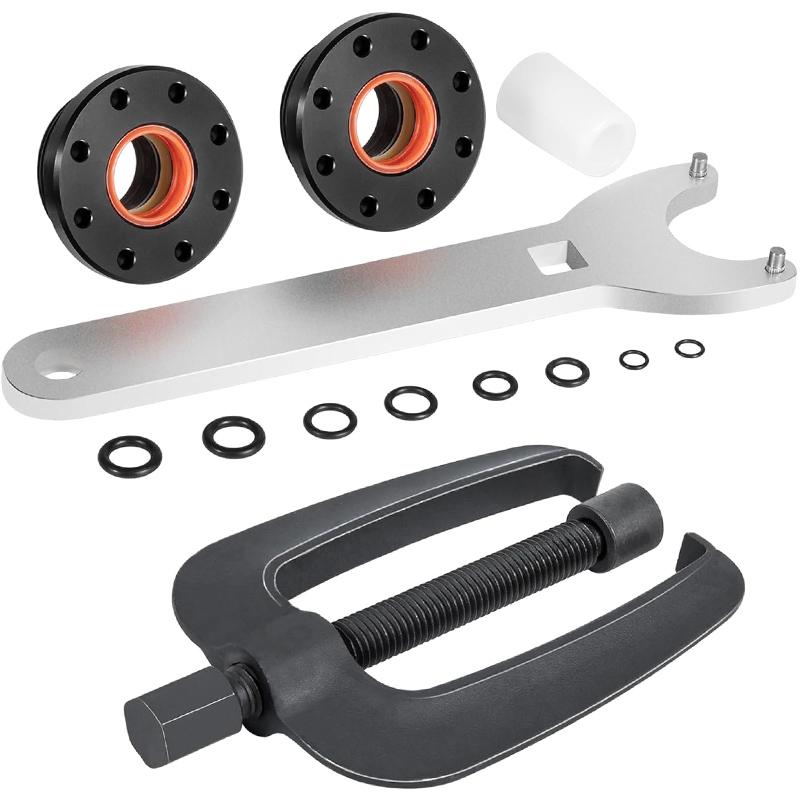 For Seastar HC5345 Front Mount Hydraulic Steering Cylinder Seals Kit with Pin Wrench HS5157 & Steering Support Bracket Puller Picture color