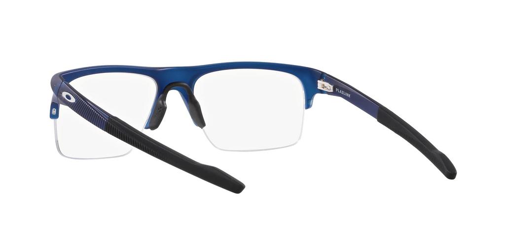 Oakley OX8061 Plazlink Matte Translucent Blue Prescription 56 Lenses Glasses, Frame/Demo Lens,