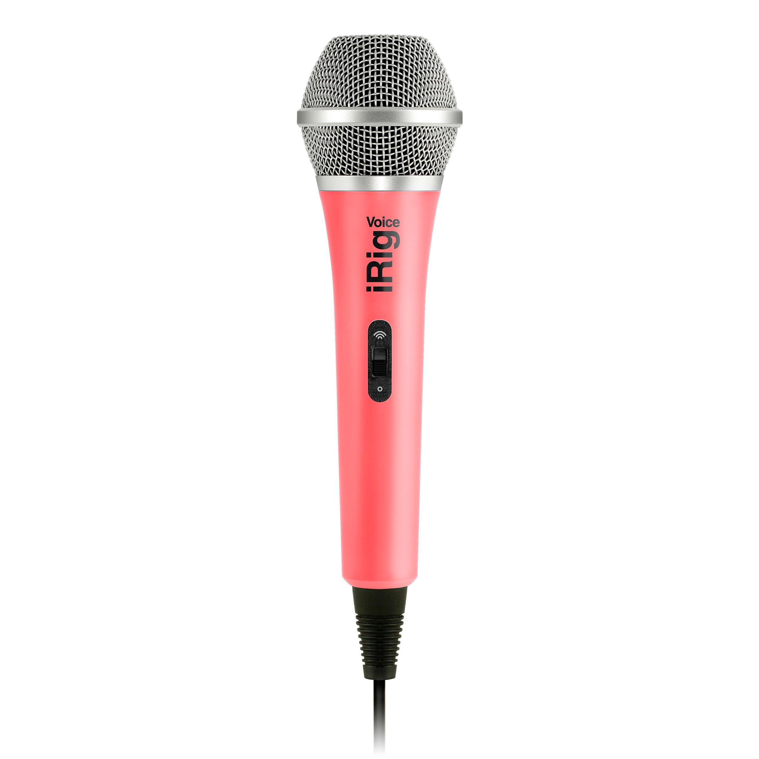 

IK Multimedia iRig Voice (iOSAndroid compatible handheld microphone for karaoke and recording) Pink [Official Japanese distributor] IKM-OT-000029