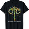 Mittsommer Maibaum Schweden Schwedisches Festival Sommersonnenwende T-Shirt