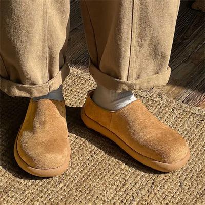 Natural Leather Ecoleather Slip-resistant Sandals Man Slippers Flip Flop Men Original Men Shoes Sneakers Sport Offers Retro