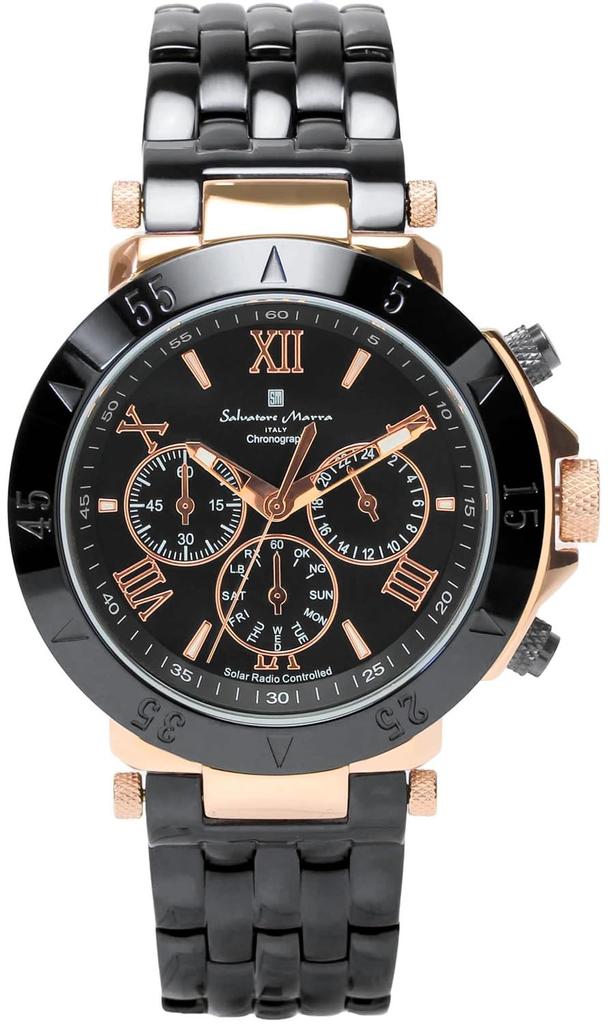 Watch Radio Solar Chronograph Limited Model Italian Brand Analog Display published in [Salvatore Mara] Men's [Model magazine] [Product]