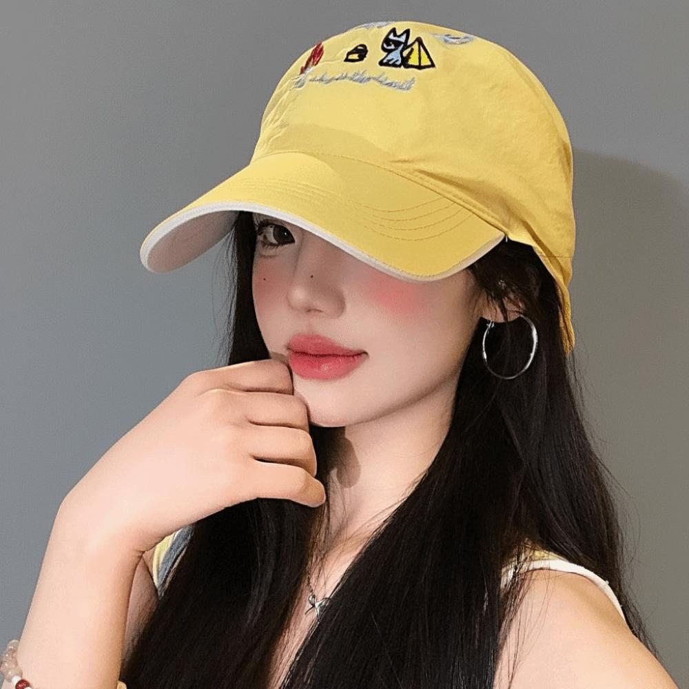 Cotton Triangle Headscarf Baseball Cap Breathable Sunshade Baseball Cap  Versatile