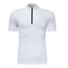 Men's Quick-Dry Half-Zip Fitness T-shirt - Summer Short Sleeve Running Top