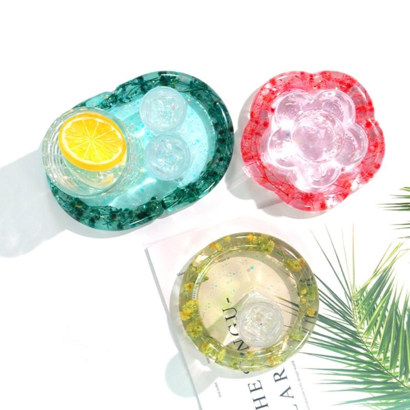 Cloud Heart Flower Shape Tray Silicone Mold Jewelry Container Resin Casting Mold Candle Holder Mold Easy To Clean