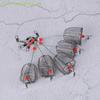 5 Pcs Wire Fishing Lure Cage Fish Bait Cage Fishing Trap Basket Feeder Holder