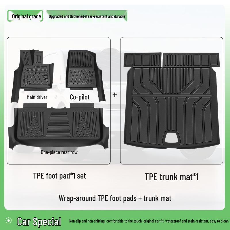 Zeekr X 2026 Full Coverage TPE Car Floor Mats - Custom Fit Carpet Accessories