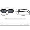 Personality Internet Celebrity Sunglasses Hip-hop New Color-blocking Colorful Couple Sunglasses Women 3954