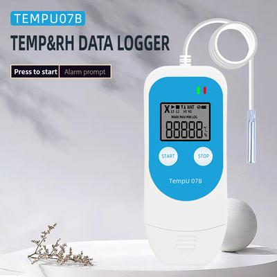 TempU 07B USB Veri Kaydedici Sıcaklık/Nem Kaydedici Yüksek Hassasiyetli Dijital Termometre Higrometre Buzdolabı Depolaması için
