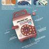 Children's ATM piggy bank plastic ornaments password fingerprint voice recognition money storage cabinet toys