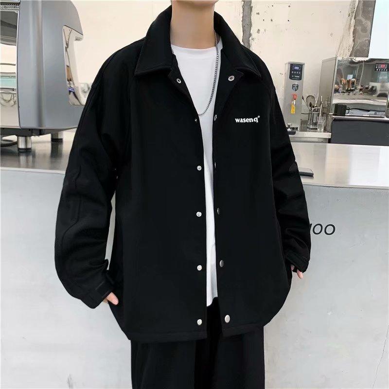 Men's Windproof and Rainproof Jacket Spring Work Jacket Casual Youth Men's Stand Collar Hoodless Clothes