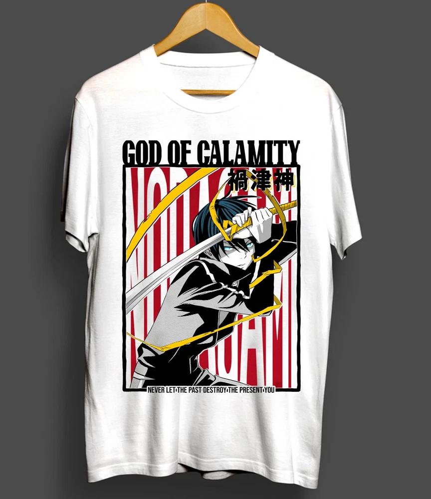 Noragami Yato New TShirtNoragami God Of Calamity Anime Gift TShirt White S