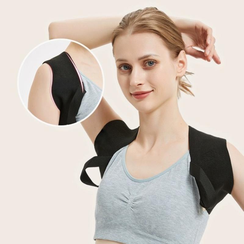 Adjustable Posture Corrector Upper Back Brace Breathable Soft Straps for Men Women Working Driving Use