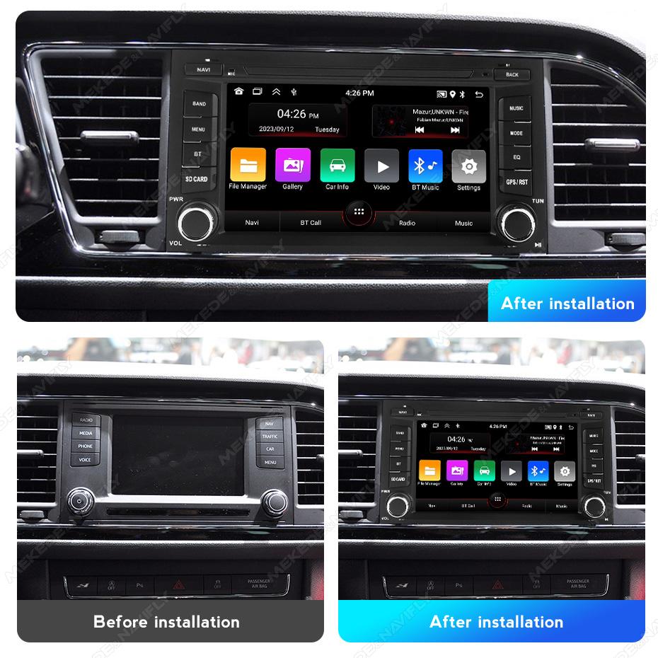 7 Inch for Seat Leon MK3 5F 2012 - 2018 Android Car Play Autoradio Intelligent Systems Radio Stereo RDS Auto-screen Video Player