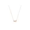 Lifelong Bow Series Sweet Two-Tone Bow Necklace Women Necklace Rose-Gold 5440636