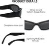 Cyberpunk Futuristic Sunglasses For Women Men Street Trendy  Shades Glasses Personality Super Cool Photography Sun Protection