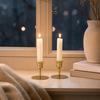 Candlestick Holder Vintage Metal Taper Candle Stand for Dining Table Wedding Party Centerpiece