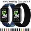 Nylonový řemínek pro Samsung Galaxy Fit 3 Tkaný prodyšný výměnný náramek pro Samsung Galaxy Fit 3 Smart Watch náramek pásek