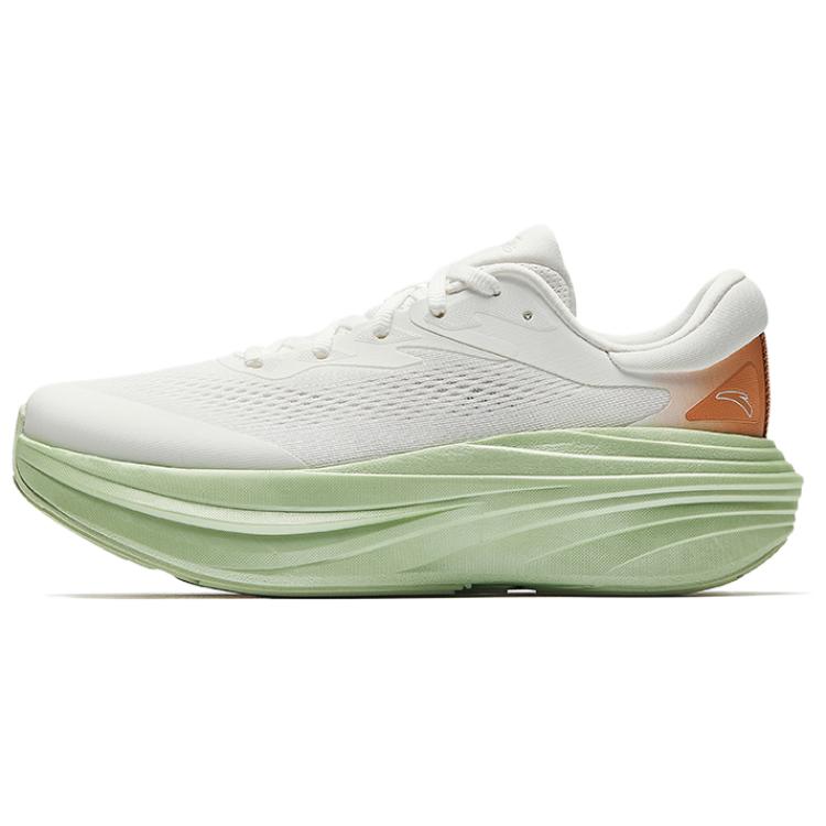New ANTA Travel Steps 2 Running Shoes Women's Low Top White Green 122535545-5