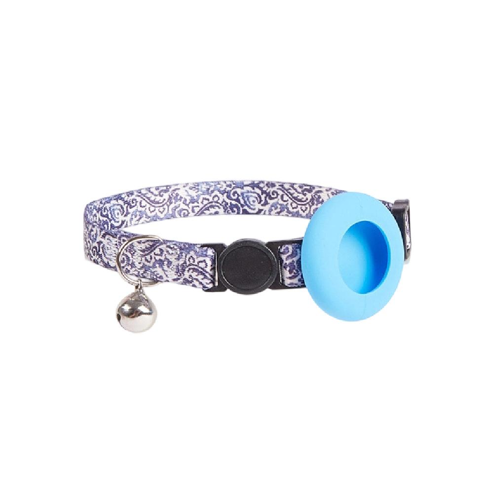 Adjustable Cute Tracker Protective Cover Cat Collar GPS Tracker Protective Cover Colorful Neck Pet Cat Positioning Collar for Airtag Pet Collar