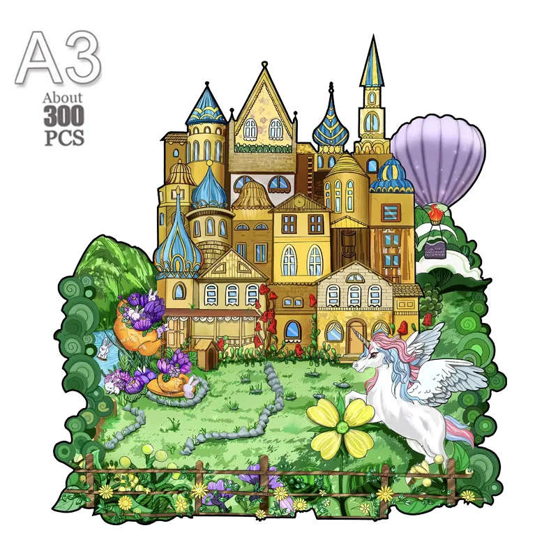 Dinosaur Wooden Jigsaw Puzzles Art Unique Butterfly Animal Shaped Puzzle Diy Leisure Game For Adults Kids Family Home Decor