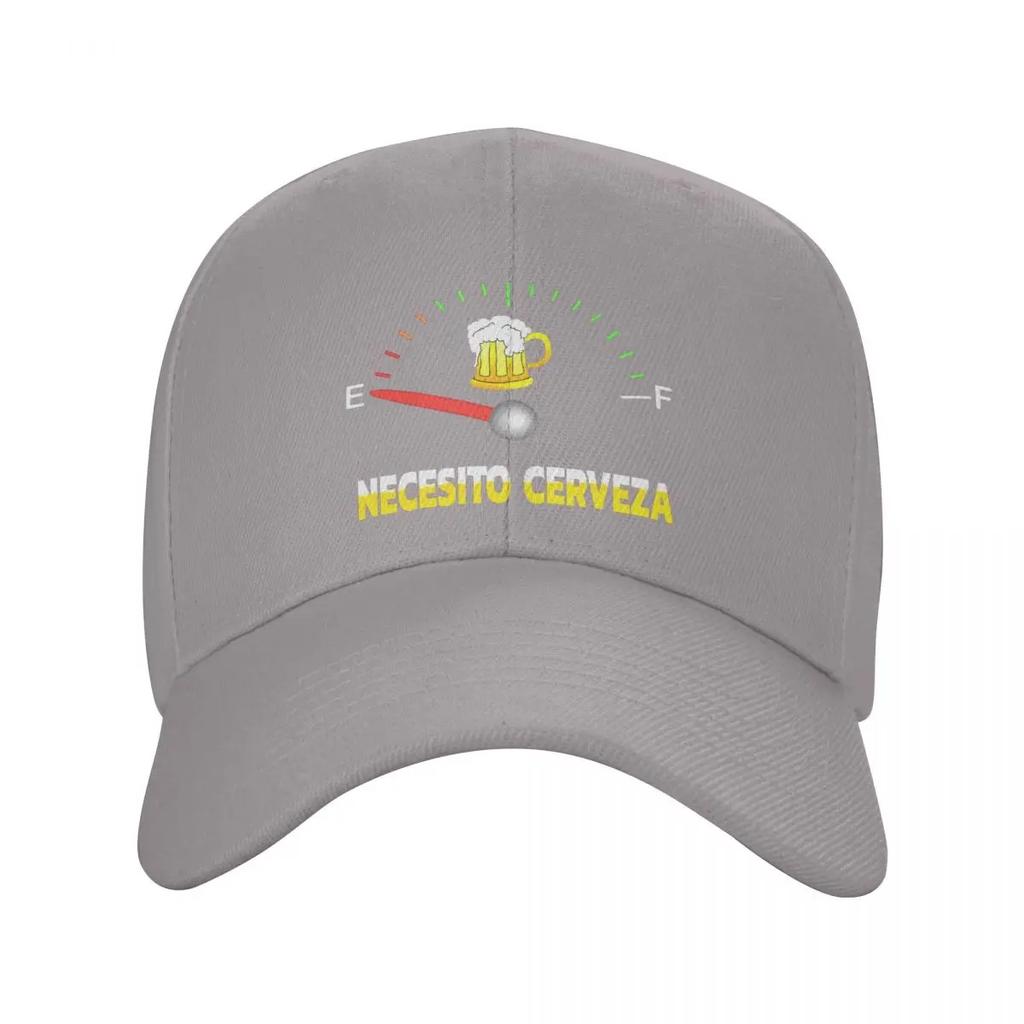 Personalized Necesito Cerveza I Need Beer Baseball Cap Women Unisex Adjustable Dad Hat Streetwear Snapback Caps