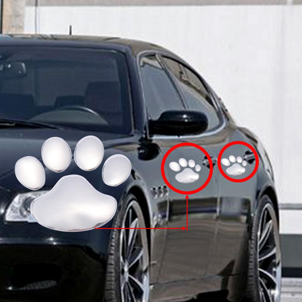 New 3D Brand Car Decal Body Window Pattern Bear Foot Bumper Animal Paw
