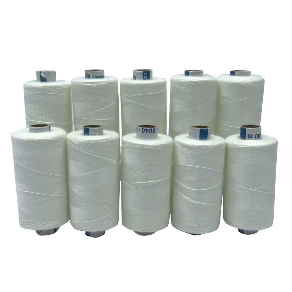 Overlock-Nähspule, Handmaschine, Polyester, kastanienbraun, Röhre, Serger, 800 Meter