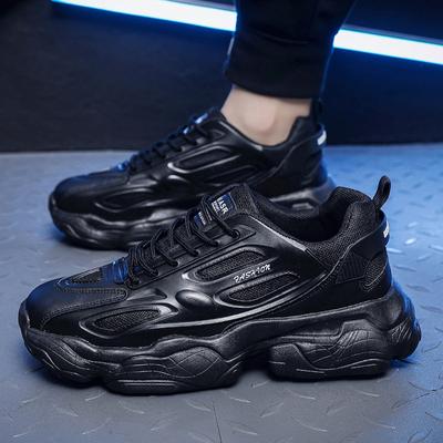 Spring New Running Shoes Breathable Men's Trendy Thick Soled Casual Shoes