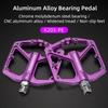 ROCKBROS MTB Road Bicycle Pedals  Aluminum Alloy Bike PedalsAnti-slip Ultralight Sealed Bearing One-piece Mountain Bike Pedal