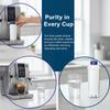 3pcs Activated Soft Water Filter for DLSC002 ECAM Efficient At Removing Contaminants for Better Tasting Coffee