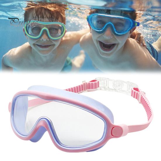 Kids Swim Goggles Anti-Fog UV Protection Leak-Proof Pool Swimming Goggles with Nose Clip Earplugs for Boys Girls Youth Toddler 3-15 Years