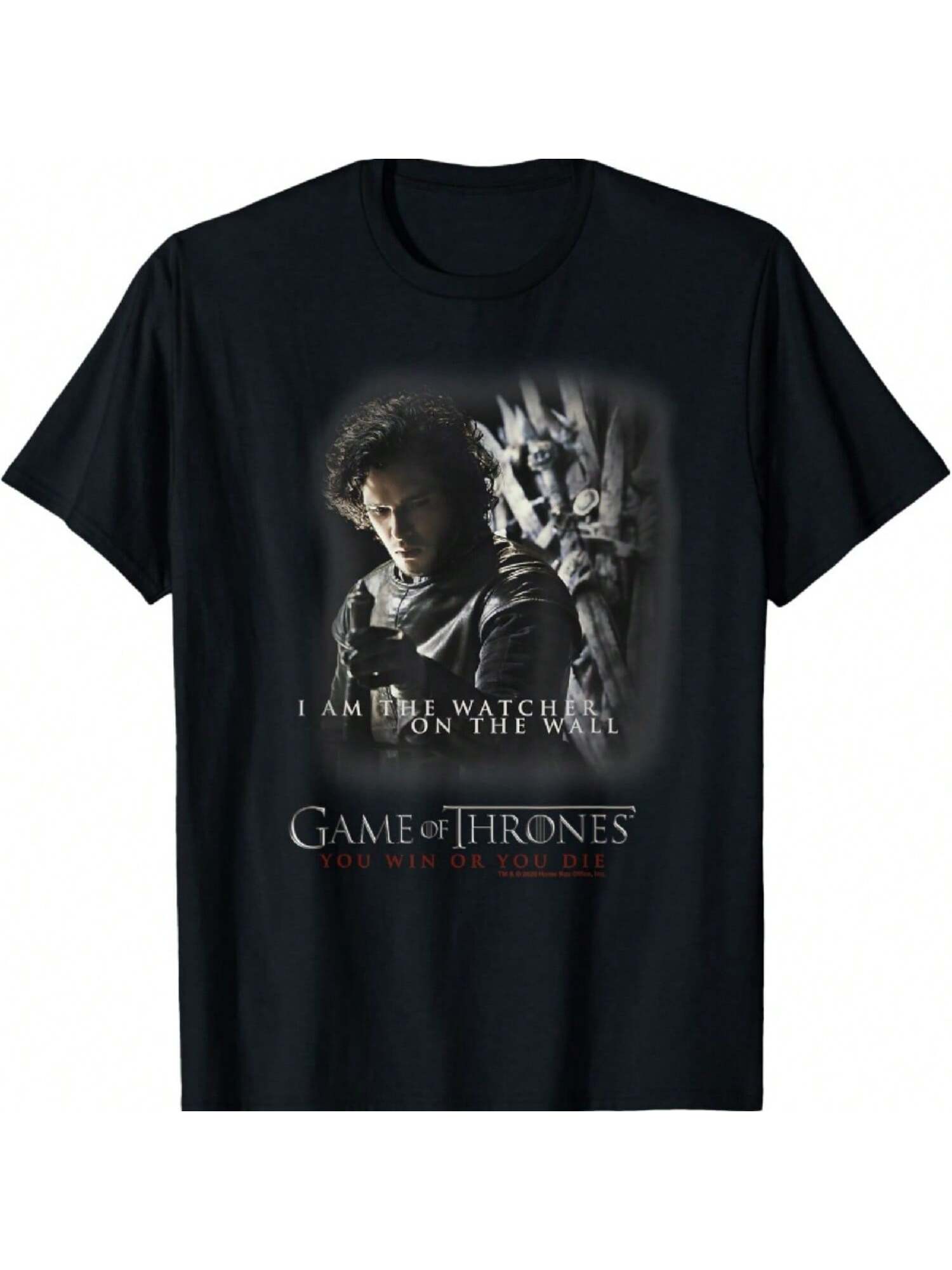 Jon Snow I Am The Watcher On The Wall T-Shirt (2) S
