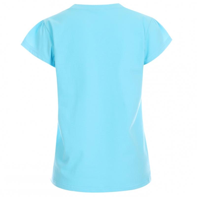 Shop   Women ShorT Sleeve Round Daily T shirT Blue Dai Wsh 0955