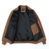 Men's autumn and winter new leather plaid fleece thickened warm leather jacket men's winter versatile leather jacket cotton jacket