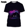 New Fashion Cute Animal 3D Printed Cat T-Shirt Casual Street Summer Short Sleeve O Neck Streetwear Baggy Tops Men Women Tees