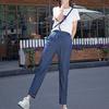 Women's Summer Tencel Harem Cropped Pants - Elastic Waist, Korean-Style Loose Fit, Ice Silk Fabric