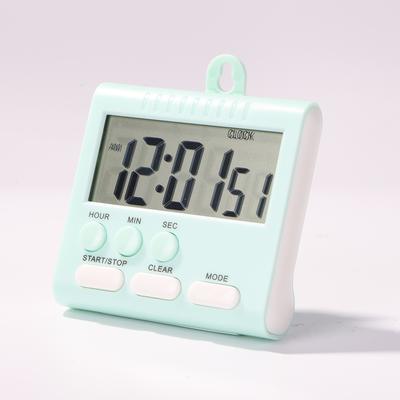 Dijital Mutfak Zamanlayıcısı Basit Kullanım Elektronik Zamanlayıcı Asılabilir Geri Sayım Zamanlayıcısı 24 Saatlik Saat Yemek Pişirme Fitness Çalışma