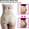 1 X Ice Silk Shapewear Panty High Waisted Tummy Tucking & Hip Lifting Fiber Repair Shaping Panty Postpartum Girdle Body Panty
