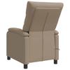 Massage Recliner Chair Cappuccino Faux Leather