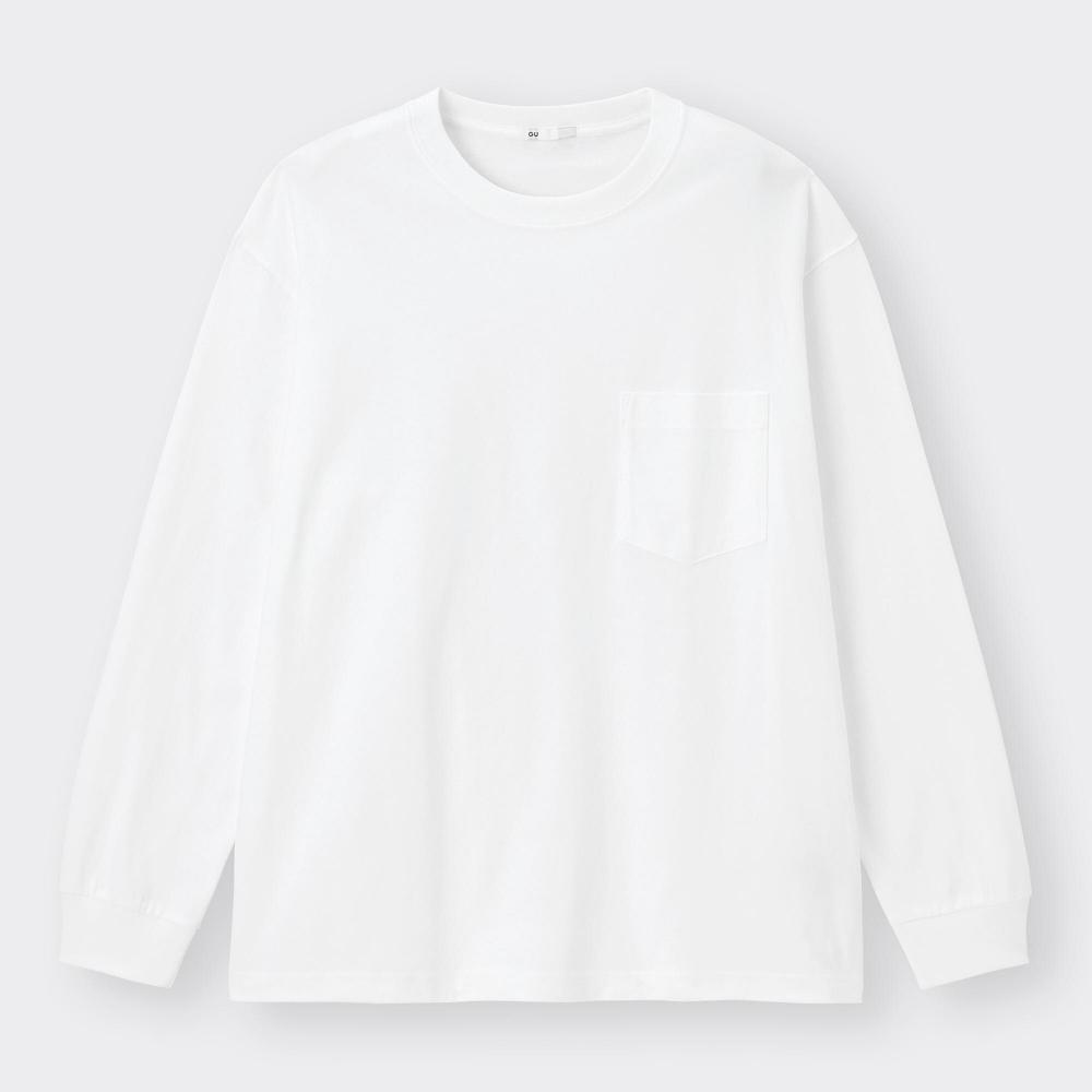 Gu By Uniqlo HeavyweighT Crewneck T  Long Sleeve 